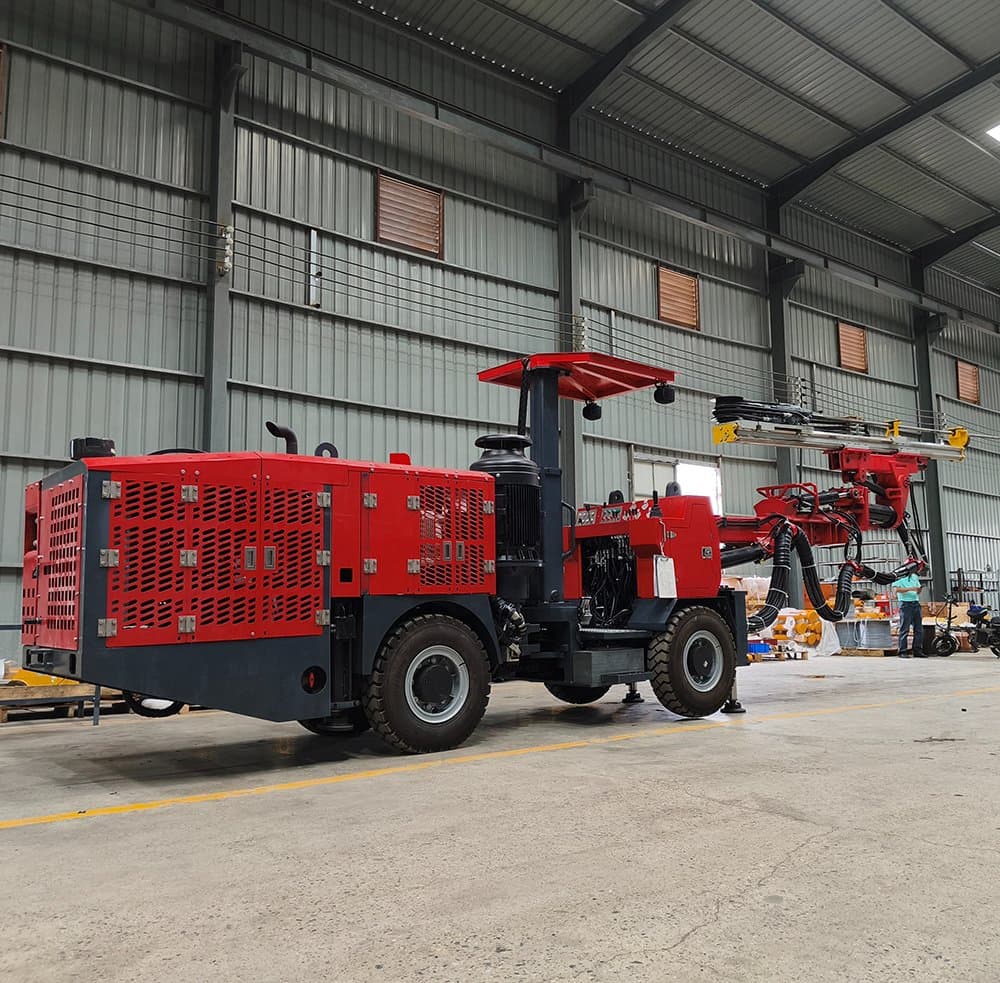 Tunnel Rock Drilling Machine Full Hydraulic Mining Machinery Single Boom Blasting Hole Drilling Rig Machinery