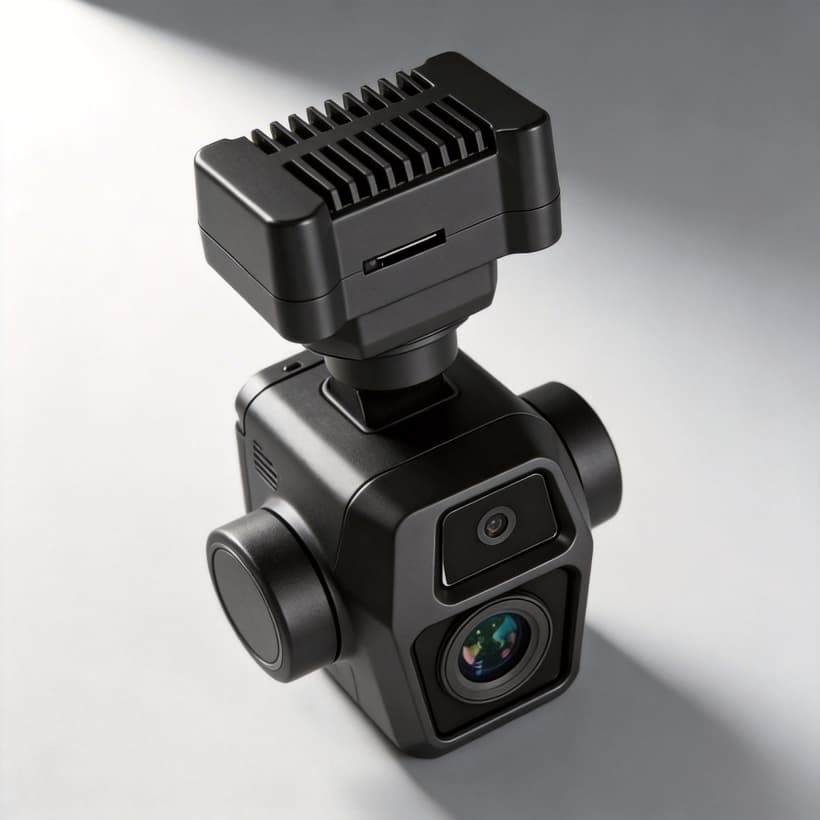 Modern Shock-Resistant WDR-Capable Full-Color Night Vision Drone Pod for Firefighting