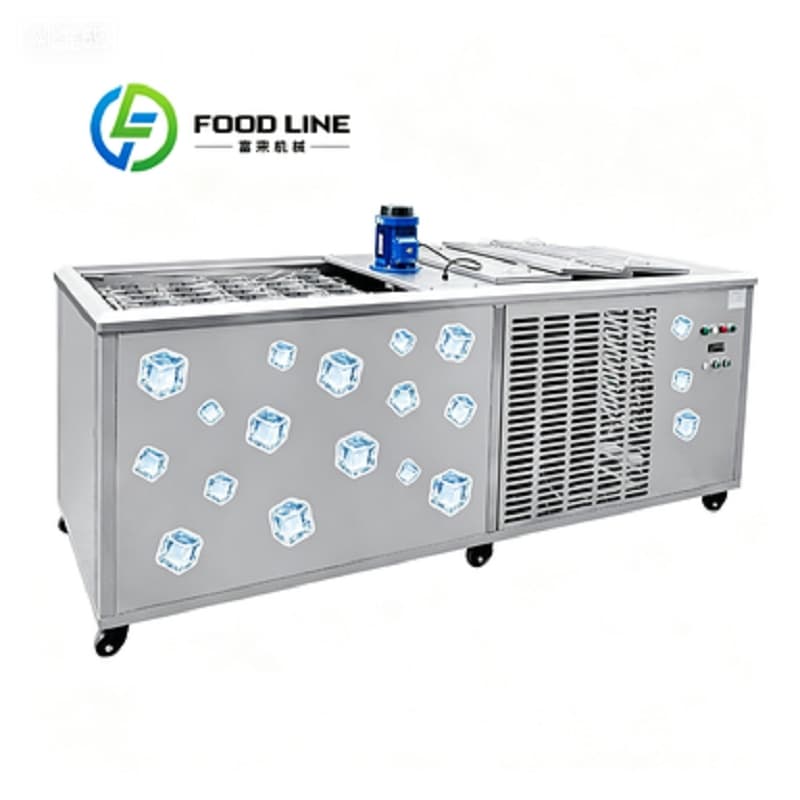 High Efficiency Fast Ice Making Machine with Air Cooling and Low Energy Consumption