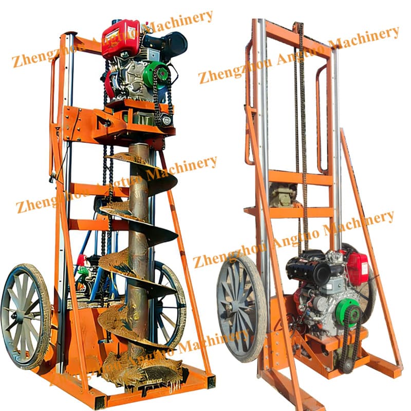 Stable Working Spiral Pile Driver Photovoltaic Piling Machine Diesel Hammer Pile Driver