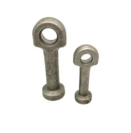 O Bar Anchor Carbon Steel Alloy Steel Forged Erection Spherical Head Stud Eye Lifting Anchor
