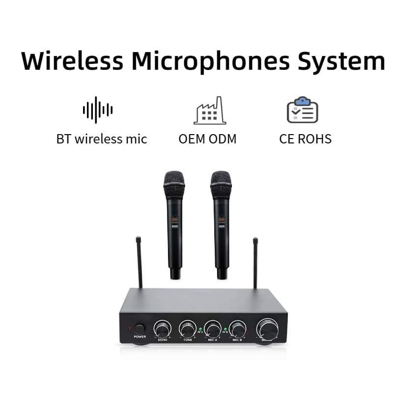 Home Party, Indoor, Karaoke, Singing, Wedding...Wireless Microphone Best Selling Mic Karaoke