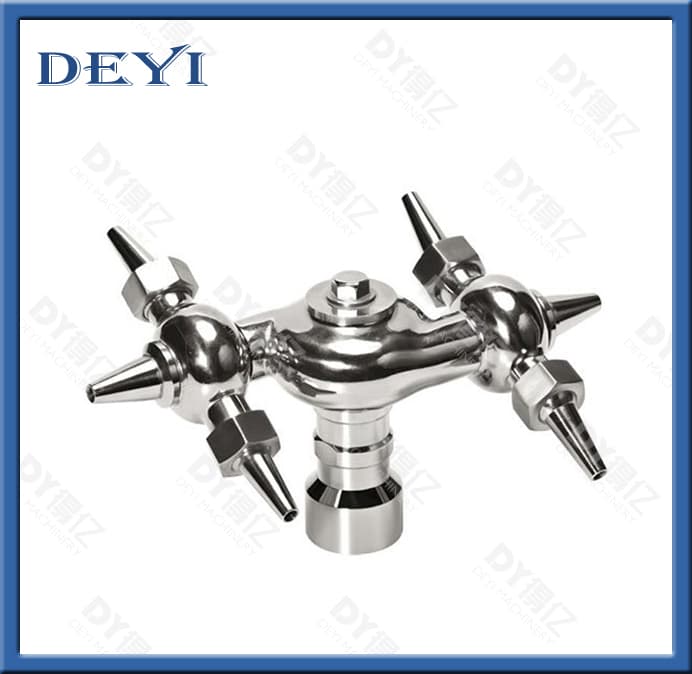 Sanitary Stainless Steel Fixed Lamp Spray Nozzle CIP Cleaning Ball