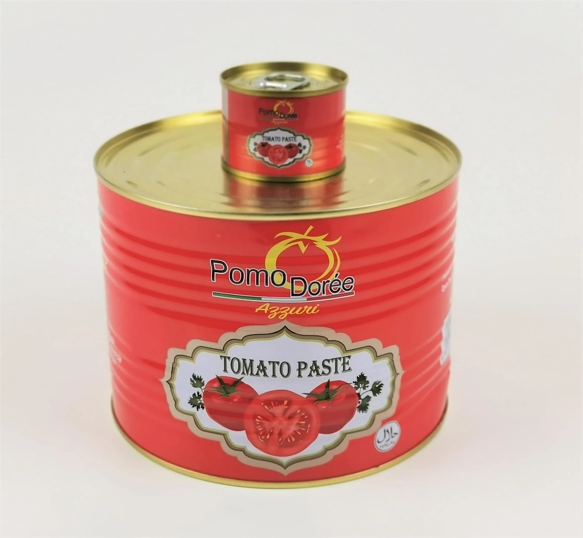 2022 Hot Selling Canned Food Canned Tomato Paste Brix 28-30% Tomato Puree Tin 2200+70g