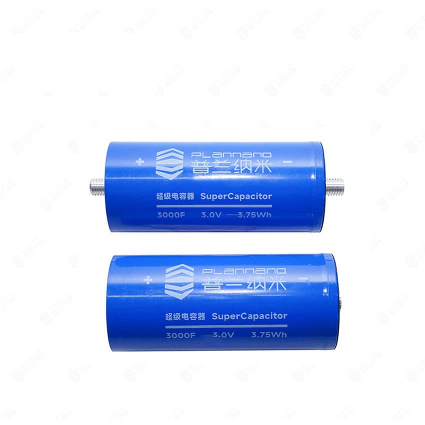 Plannano 3.0V 3000f Custom Supercapacitor for Automotive Cold Start Special Battery Module Special Capacitor