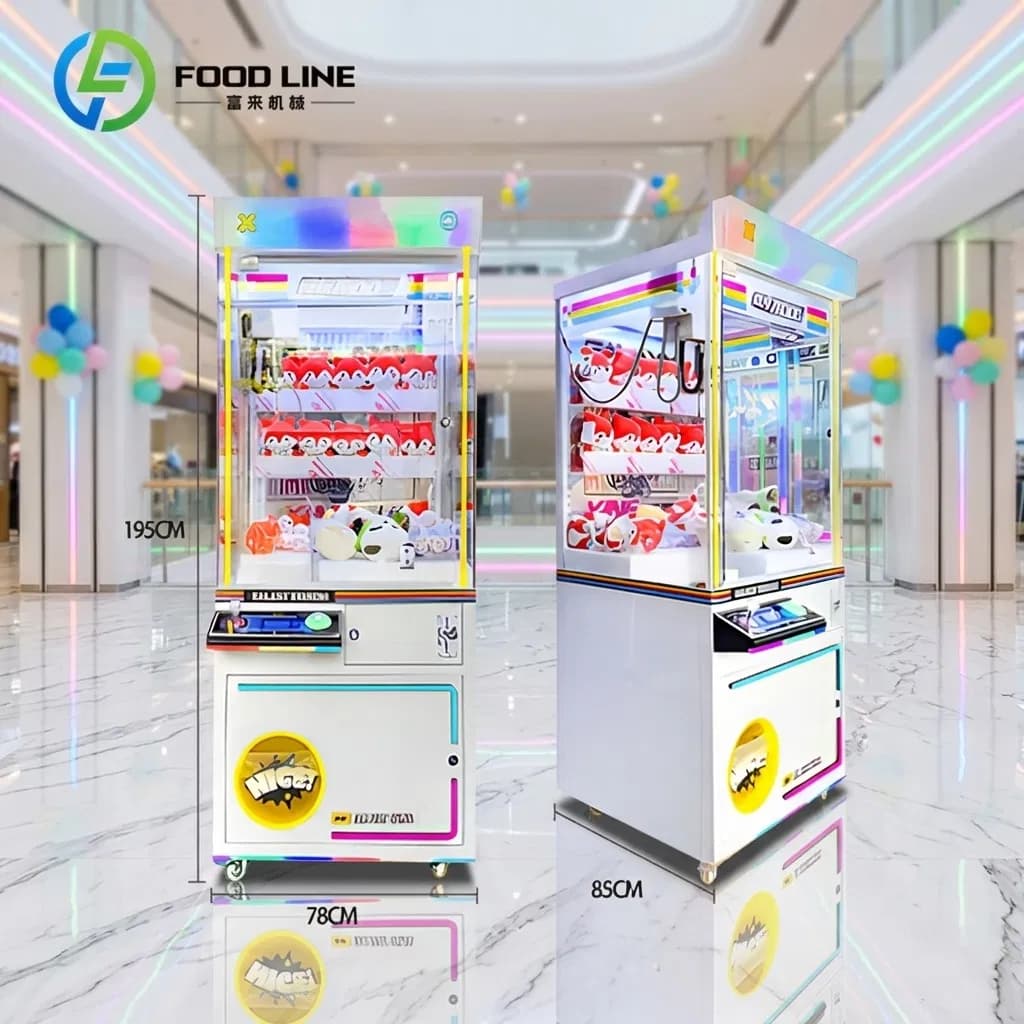 Hot Selling Attractive Commercial with Adjustable Claw Force Claw Crane Machine