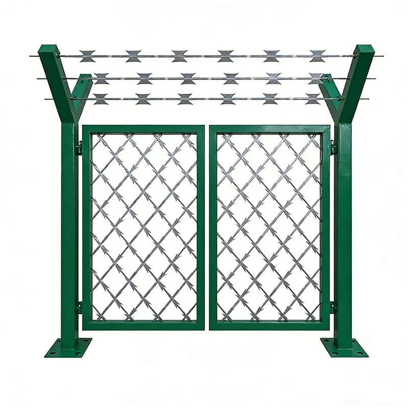 Airport 358 High Security Galvanized Boundary Anti Climb Fence Panel