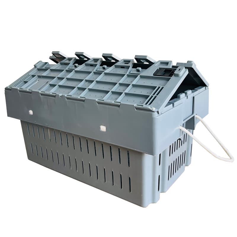Good Quality Lobster Crates Box Floating Storage Plastic Lid Tote for Crab