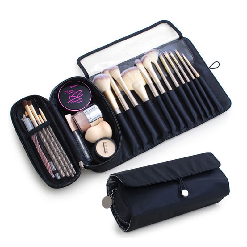 Holder Organizer Cosmetic Large Capacity Portable Makeup Brushes Case Storage Travel Bag