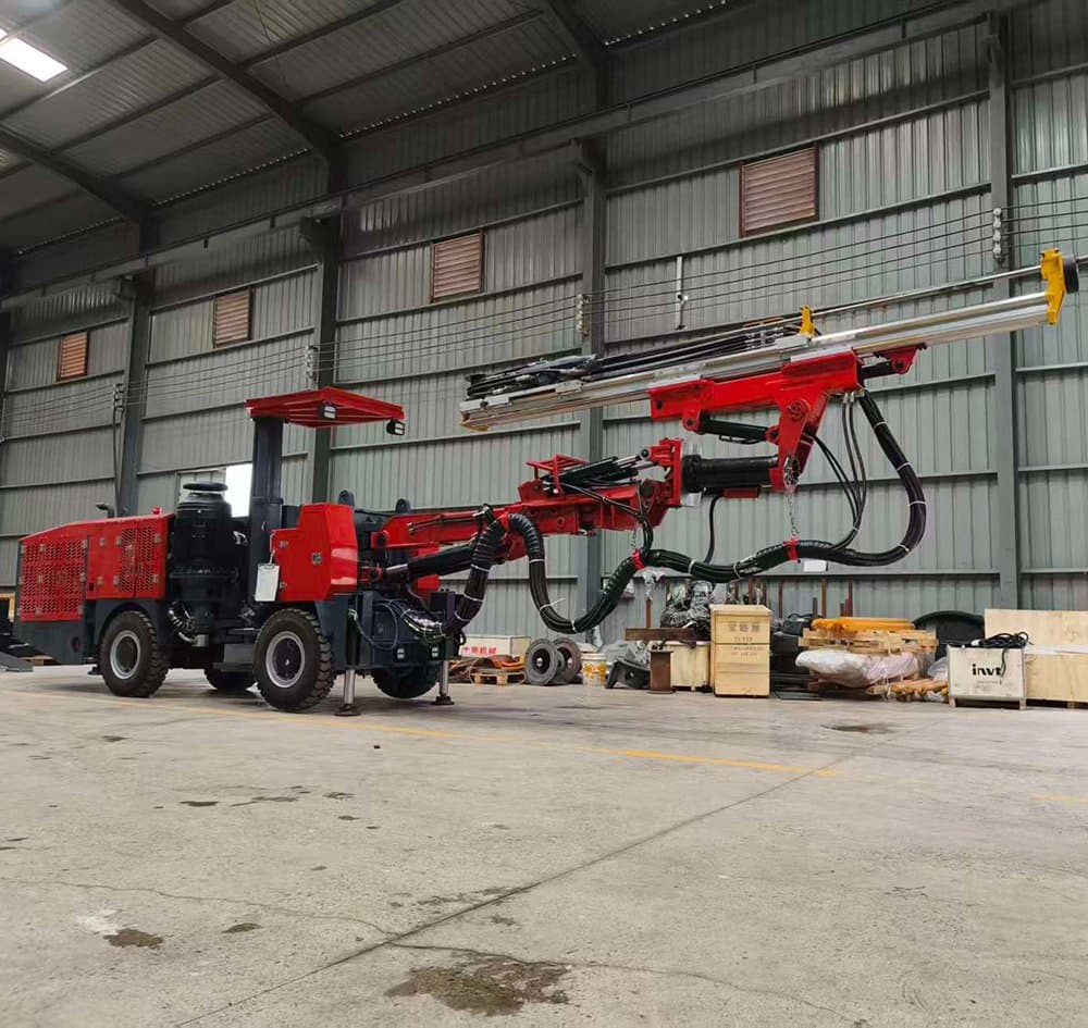 Underground Mining Machinery Single Arm Rock Drilling Rig for Hydropower Water Tunnel Excavation
