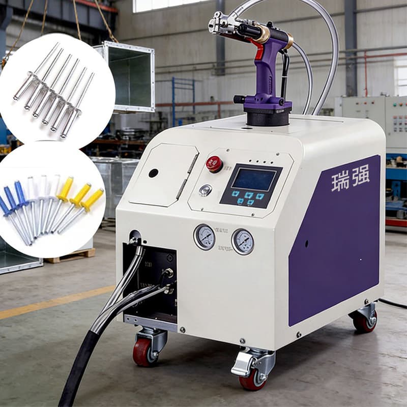 High-Speed Automatic Handheld Air Riveters Equipment Safe and Easy Auto-Feed Pop Rivet Tool Blind Rivet Feeder