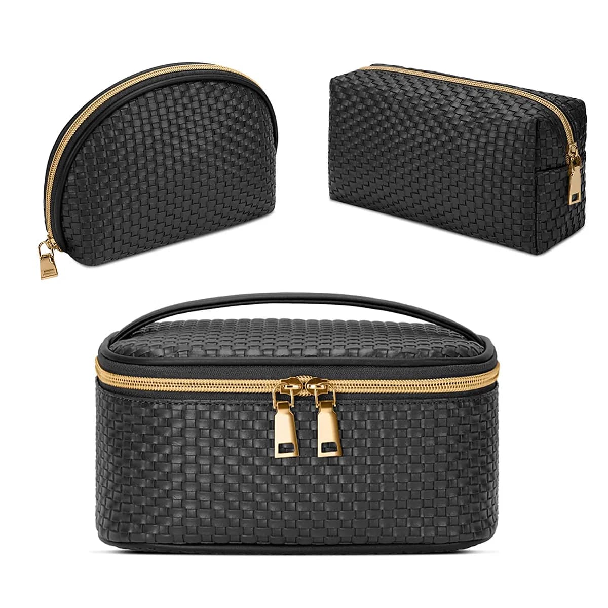 Eco Friendly Waterproof Fashion Portable Women Travel Toiletry Makeup Pouch Cosmetic Bag
