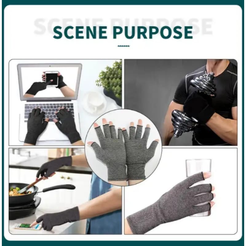 Elastic Stretch Fabric Material Arthritis Compression Gloves for Arthritis Joint Care