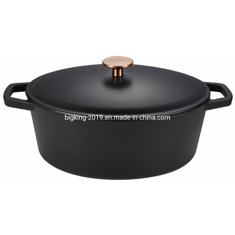 6qt Dutch Oven with Lid Germany Popular Enamel Cast Iron Oval Roaster