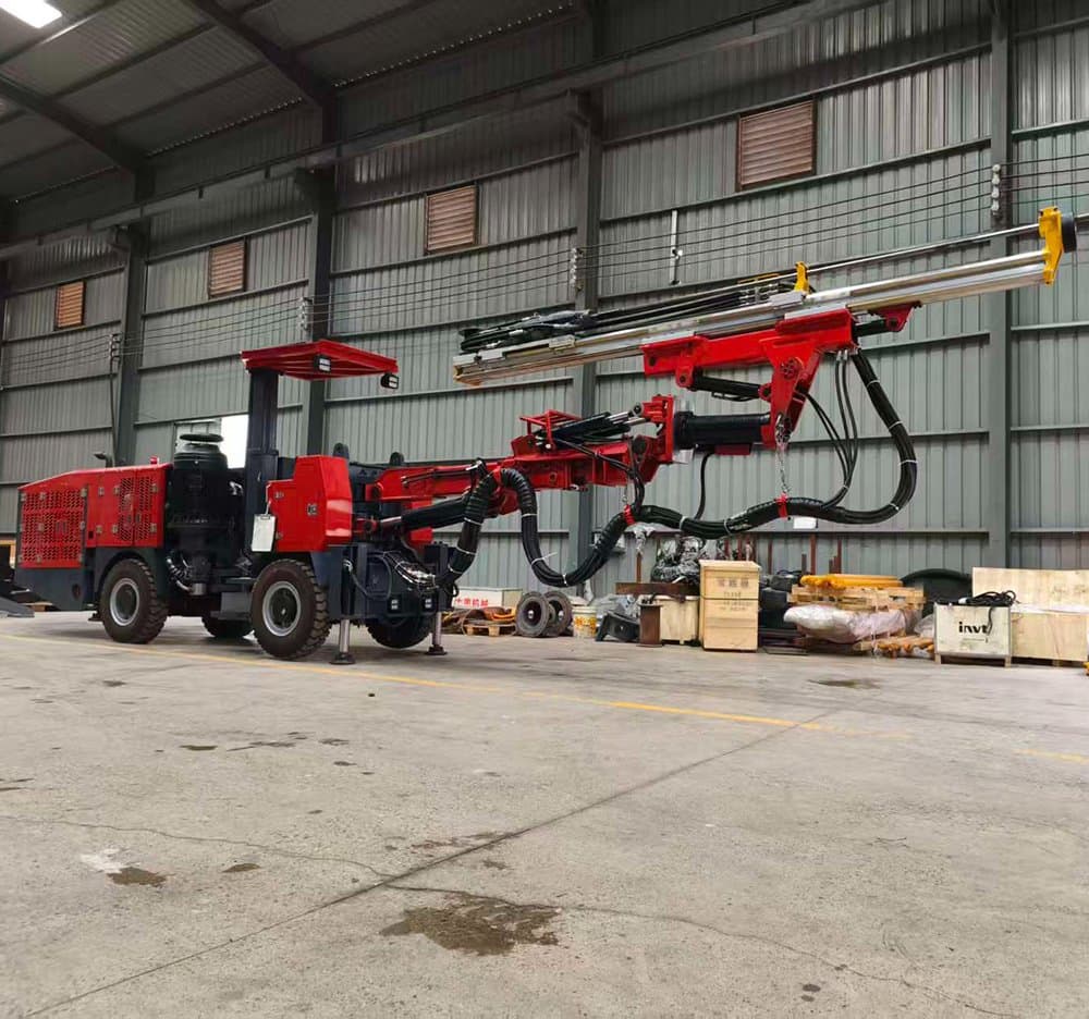 Crawler Rock Drilling Machine Hydraulic Drilling Rig Machine for Underground Mine Hydropower Tunnel Blasting Drill Jumbo