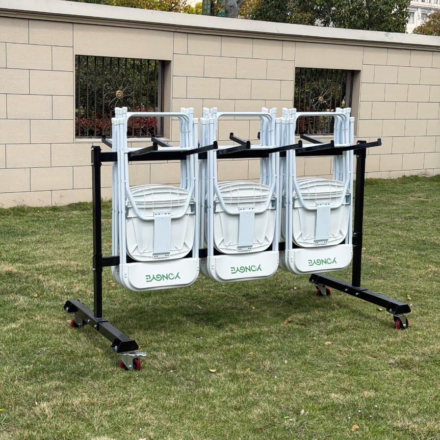 Industry Carts 6 Suspension Point Versatile Use Heavy Duty Folding Chair transportation Trolley