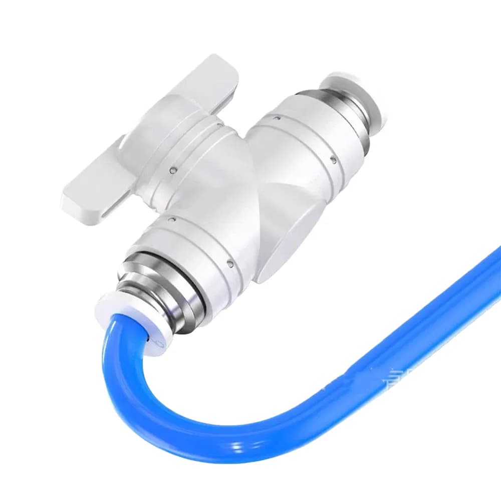 Pneumatic Hand Control Switch Valves Plastic Air Hose Fitting Quick Joint Connector Ball Valve
