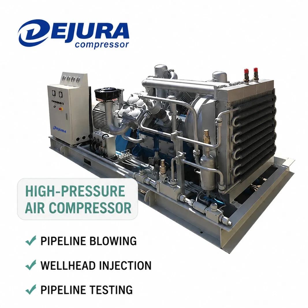 30MPa High Pressure Piston Air Compressor with Imported Piston Rings
