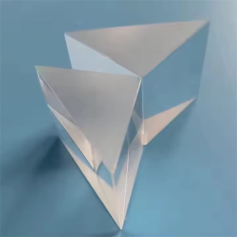 OEM Right Angle Prism Customized Optical Glass 90 Degree Refraction Right Angle Triangular Dispersive Prism