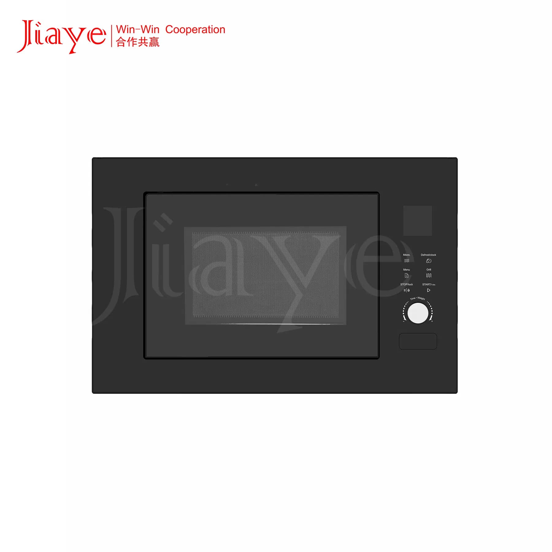 Sleek Built-in Microwave Oven with User-Friendly Mechanical Control