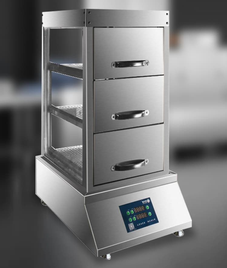 3-Layer Universal Steamer 220V 6kw Power for Restaurant Quality