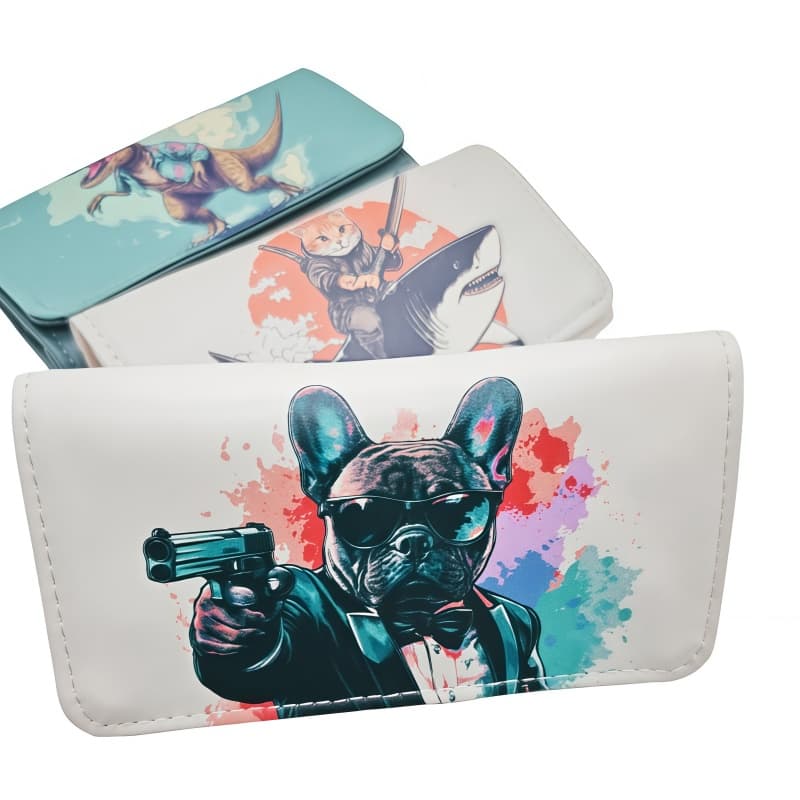 Custom Printed Waterproof PU Tobacco Pouch Personalized Design Smokeless Storage