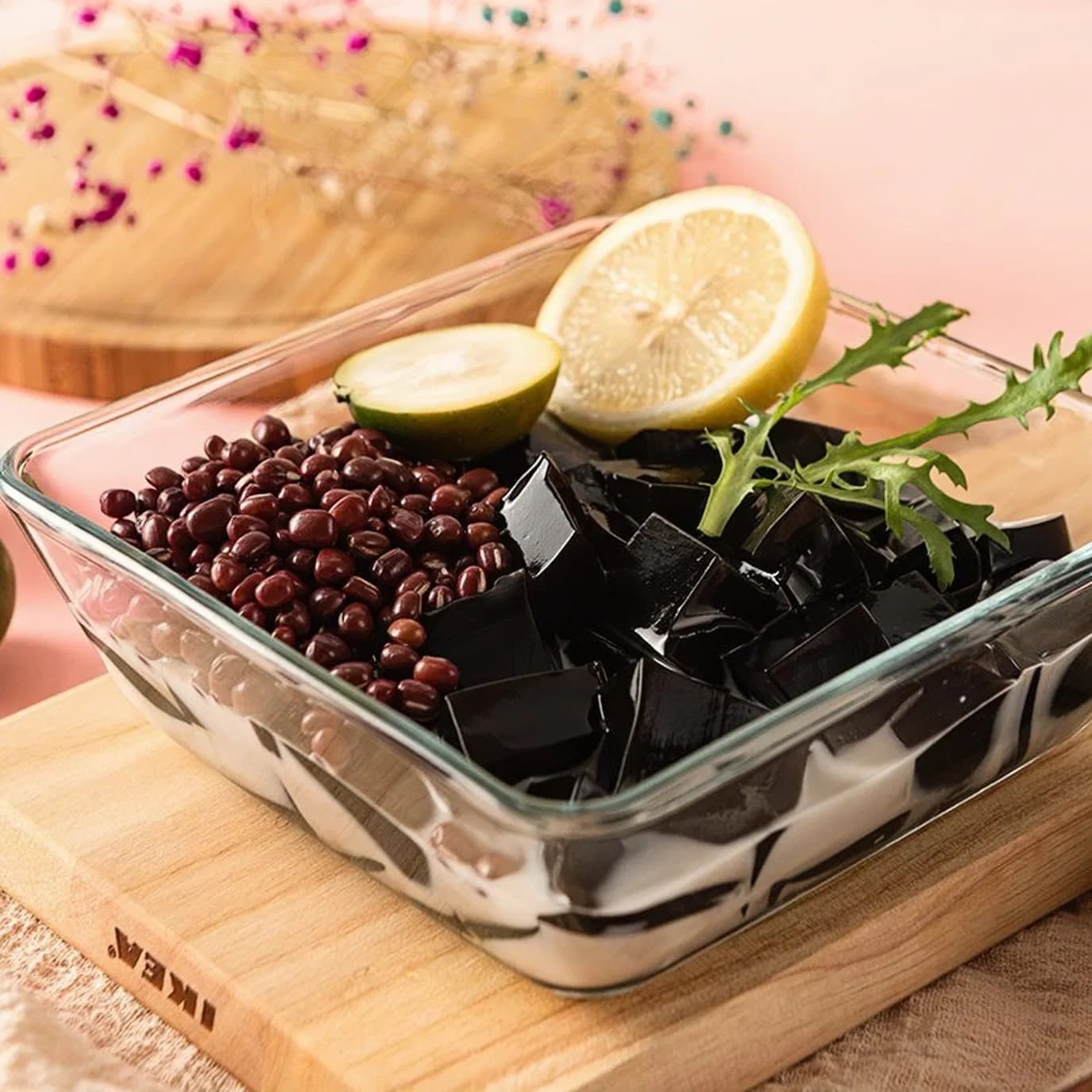 Separate Honey Sachets with Classic Herbal Jelly Healthy Food Delicious Snack