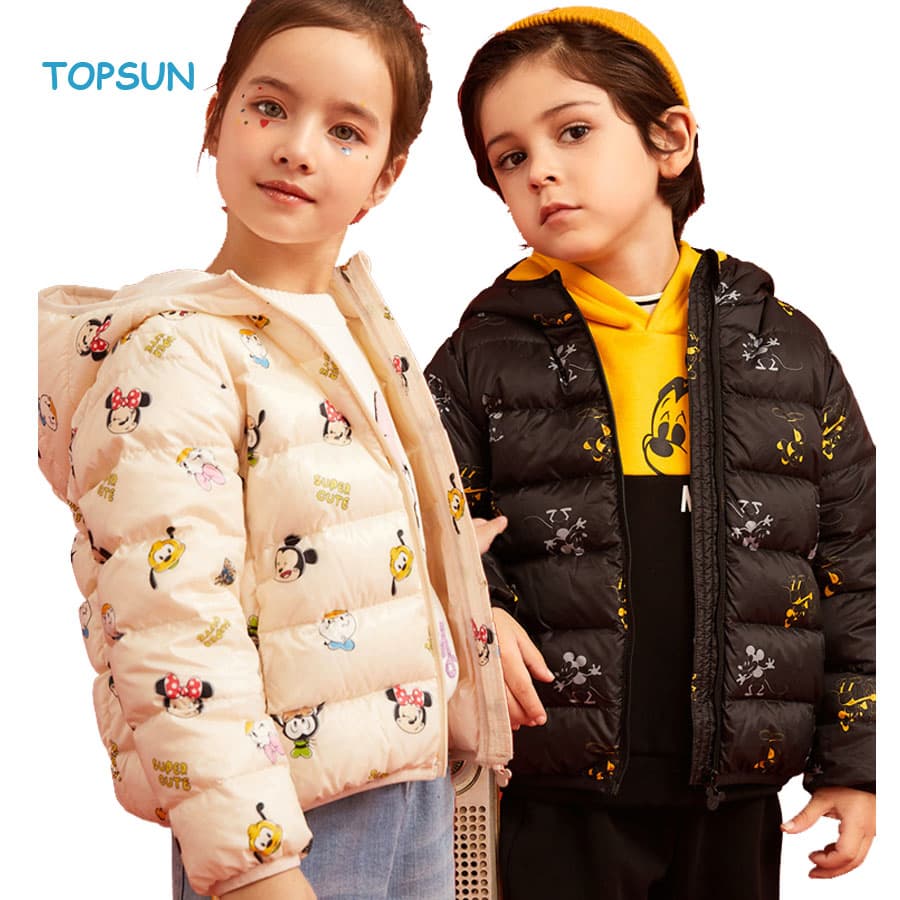 Children Clothes Kid Winter Hooded Children Girls and Boys Down Jacket