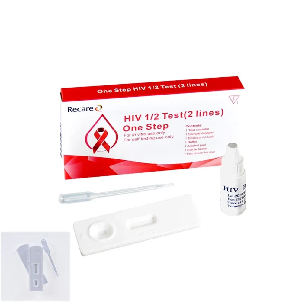 Medical Professional Supply Wholesale Home Use Test Fast Check Blood HIV 1/2 Rapid Test