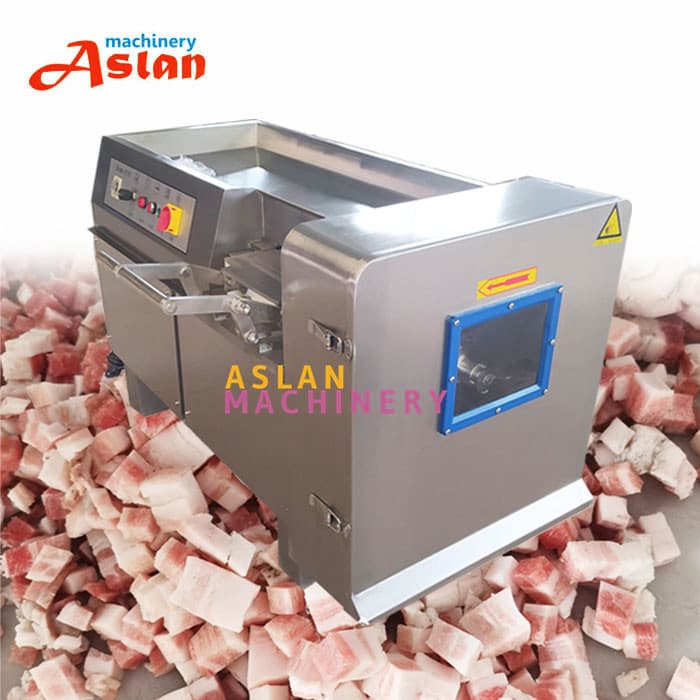5mm Frozen Pork Belly Meat Dicing Machine/CE Certificate 550 Fresh Meat Cutter
