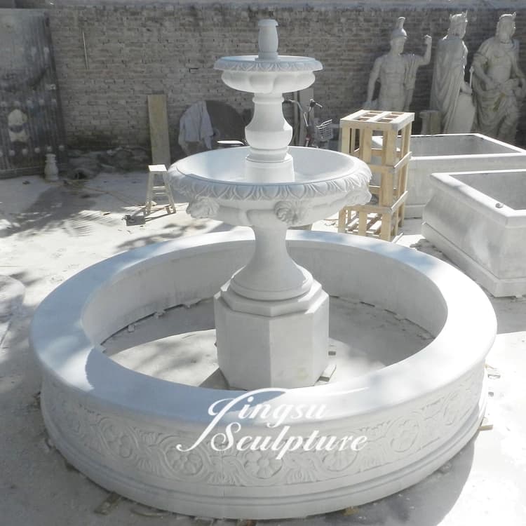 Hand Carving Outdoor Indoor Water Fountain for Decoration