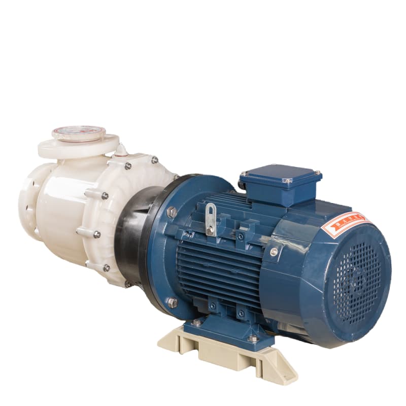 PVDF Corrosion Resistant Centrifugal Self Priming Pump for Acid Chemical Transfer and Continuous Process Liquid Circulation Systems