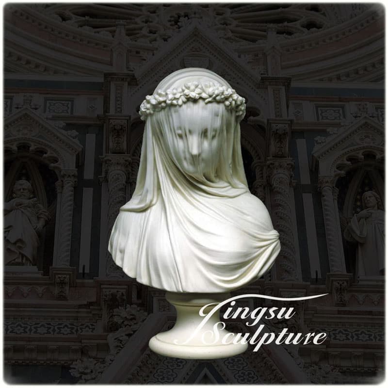Factory Directly Custom Marble Stone Bride Lady Bust Statues for Indoor Decoration