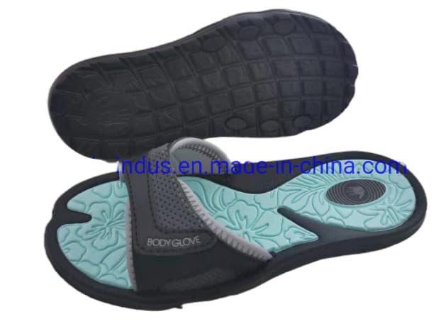 OEM EVA Soft Summer Fashion Sandals Customized Logo Blank Slide Flat Sandals