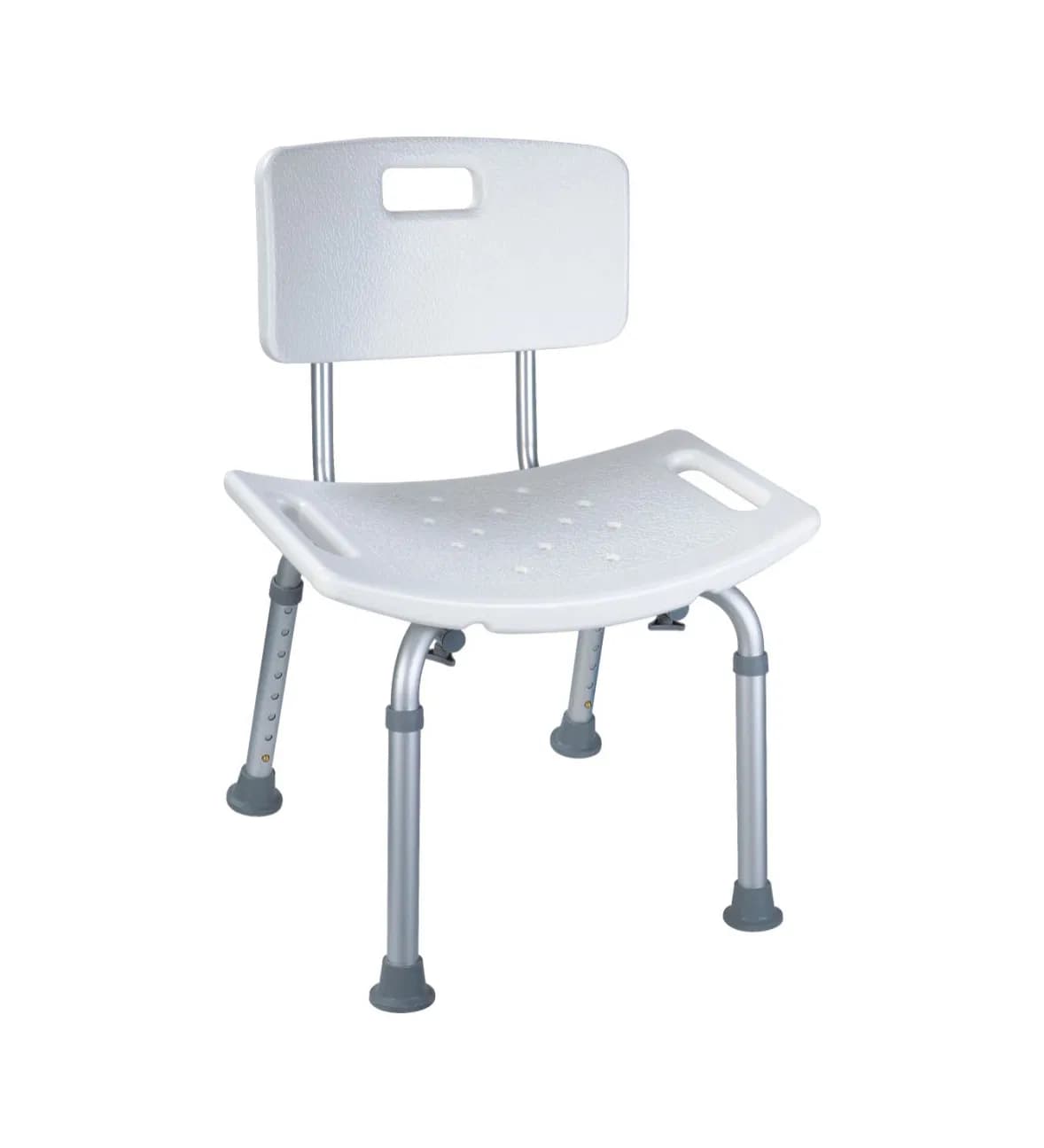 Foldable Aluminum Bathroom Shower Seat Chair 130kgs Loading