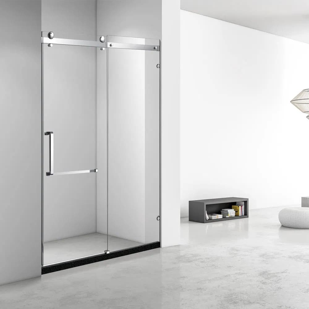 Customized Stainless Steel Frame Tempered safety Glass Sliding Shower Cabin