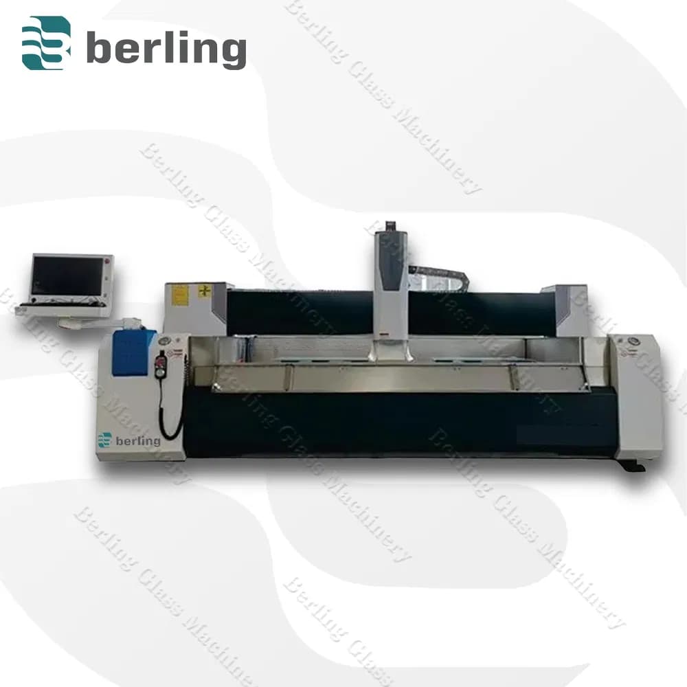 Glass CNC Processing Work Center Drilling Grinding Polishing Glass Processing Machine PLC