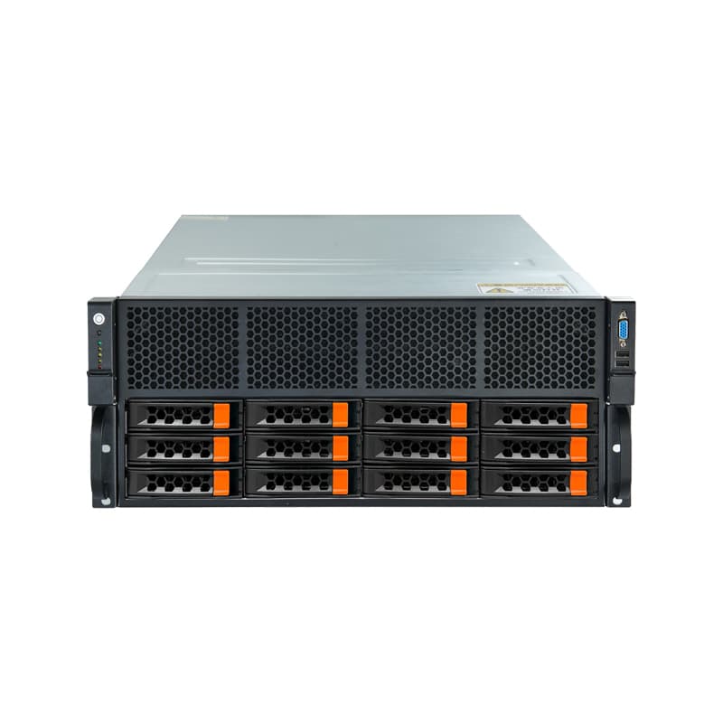 4u 12 Disk Rackmount GPU Server Slot Support Water Cooling Chassis Case