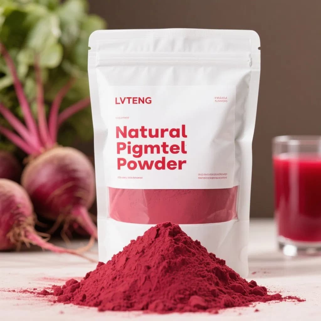 Natural Pigment Powder Beet Powder Used as a Coloring Additive in Food