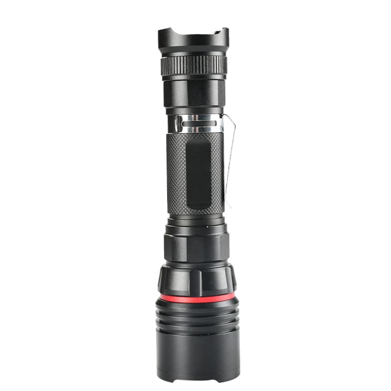 Brightenlux Custom Made 5 Modes Light Most Powerful Handheld 15W LED Tactical USB Rechargeable Flashlight Torch with Clip