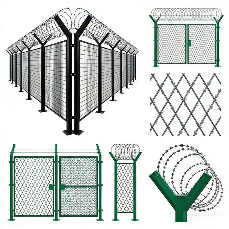 3D Anti Climb Fence for Airport Boundary Railway Power Station