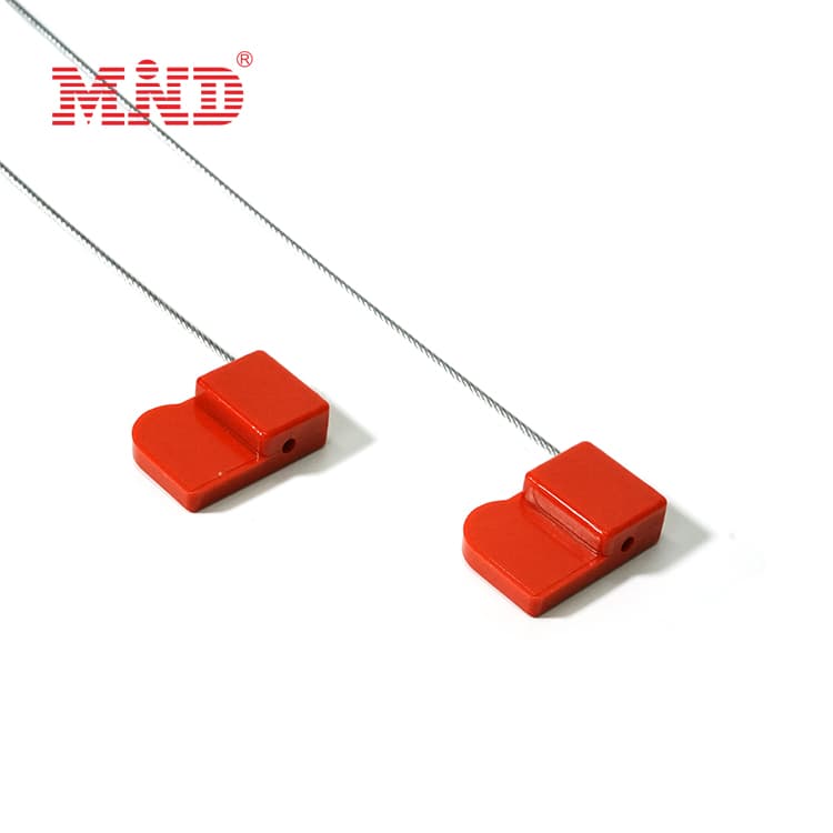 Tamper proof uhf lead seal tag self-locking security numbered disposable self-locking cable tie for container