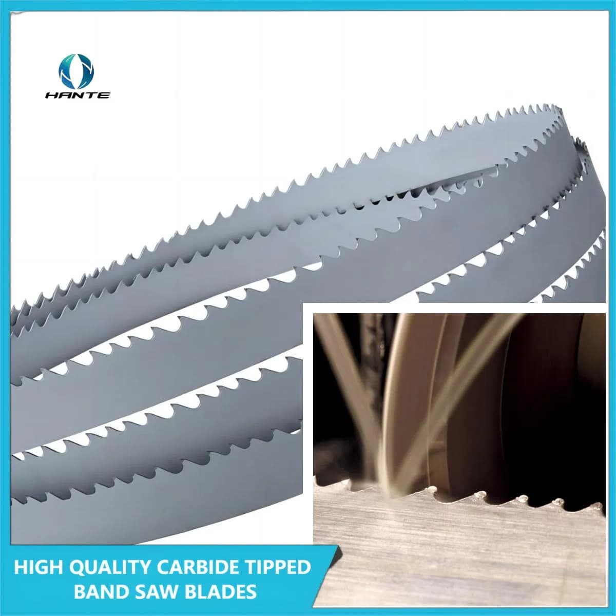 High Quality Carbide Band Saw Blade/Bandsaw Blades 27*0.9*3/4 for High Temperature Alloy