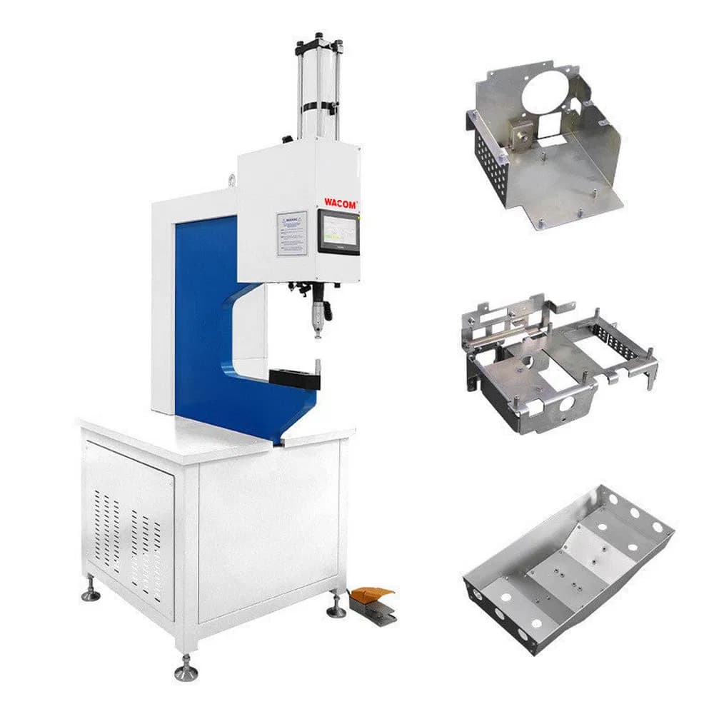 Low Noise Automatic High-Speed Air-Powered Riveting Machine for Steel Structure Factory
