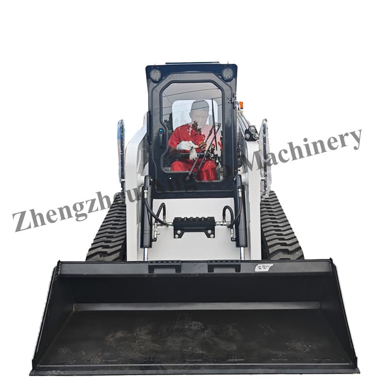 Air Conditioner Version Wheel Crawler Drive Small Mini Compact Skid Steer Loader