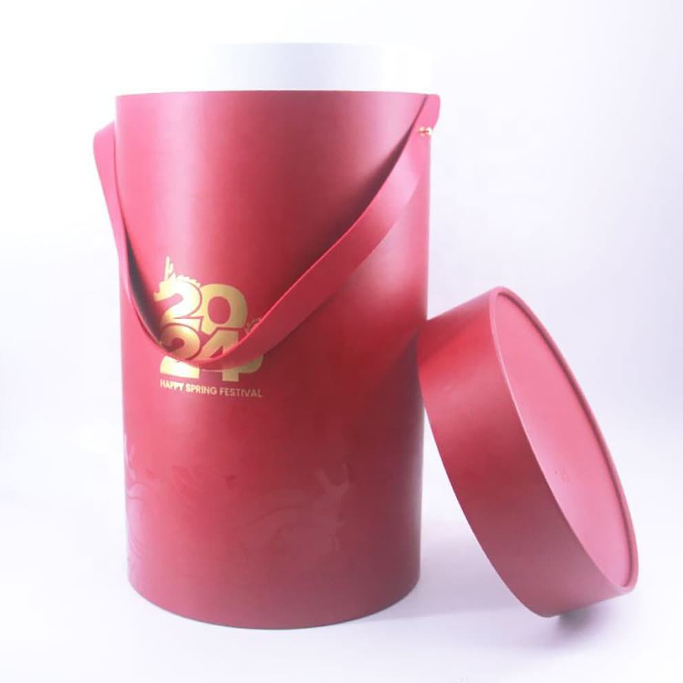 Eco-Friendly Black Kraft Paper Coffee Packaging Cylinder Tube Gift Box