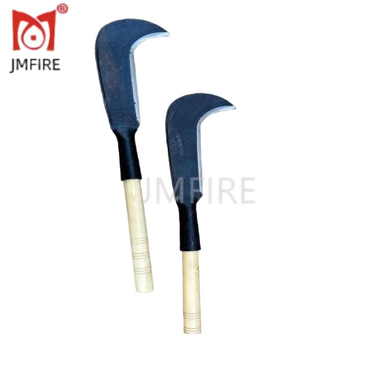 Heavy Duty Long Handle Sickle 65mn Steel for Fireline Clearing