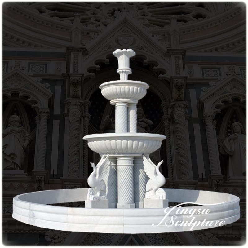Customized Large Garden Stone Water Fountain for Decoration