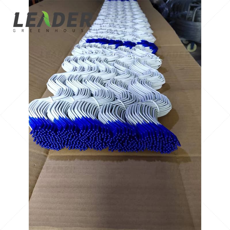 Hot Sale Greenhouse Film Lock Channel 2.3mm Plastic Coated Zigzag Wire