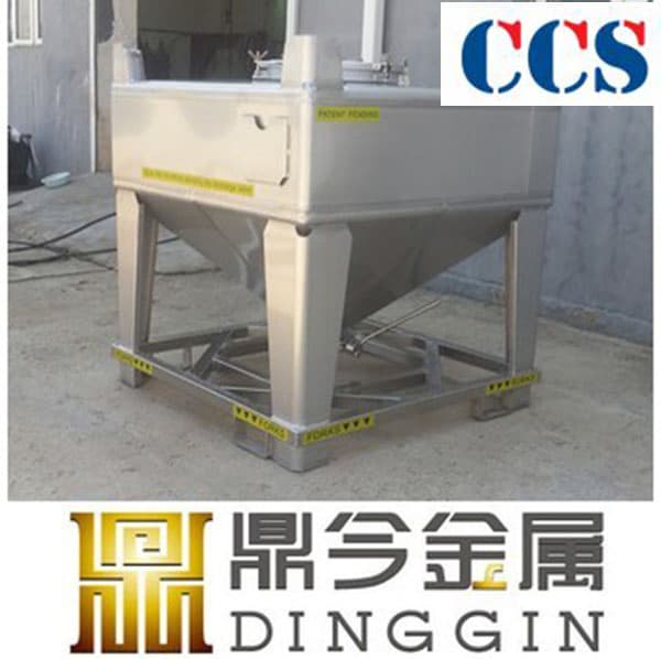 Euro Un Certificate 550 Gal Stainless Steel IBC Tank